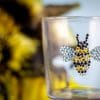 Sparkle Bumble Bee Glass