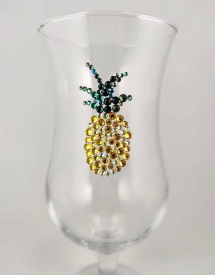 Pineapple Sparkle Glass