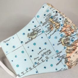 World Mask Sparkly Face Mask